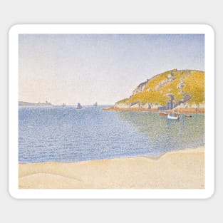 Port of Saint-Cast by Paul Signac Sticker